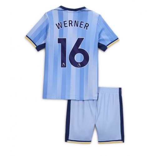 Dětský fotbalový dres Tottenham Hotspur Timo Werner #16 2024-25 Venkovní Krátký Rukáv (+ trenýrky)